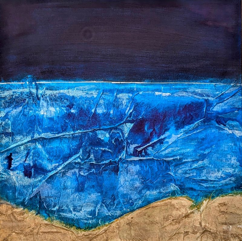 El silencio azul